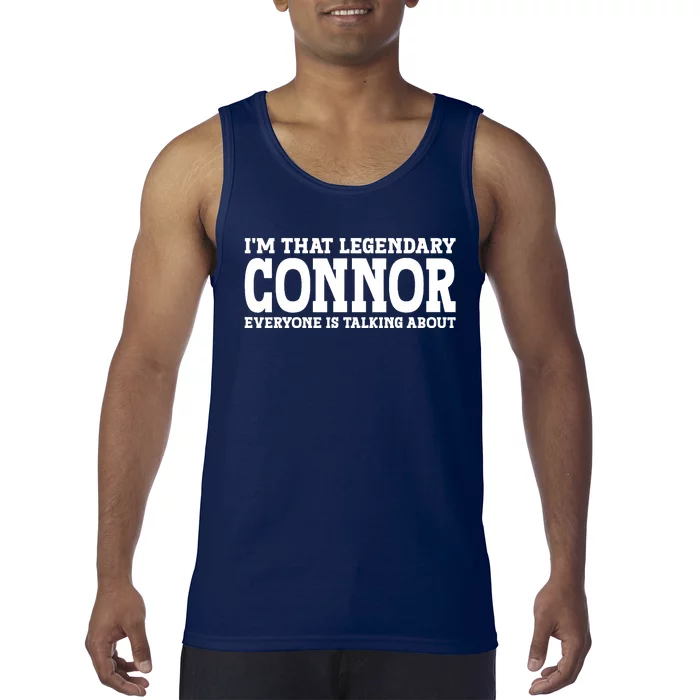 Connor Surname Funny Team Family Last Name Connor Tank Top