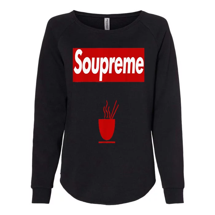 Charles Soupreme Funny Soupreme Womens California Wash Sweatshirt