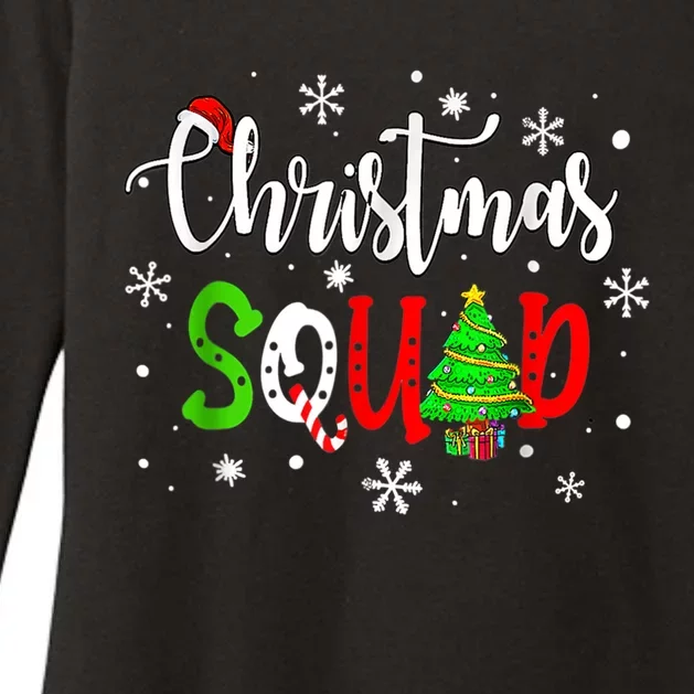 Christmas Squad Funny Family Xmas Tree Pajama Gift Womens CVC Long Sleeve Shirt