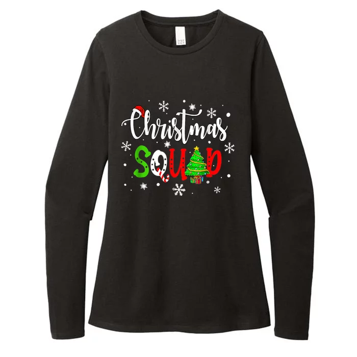 Christmas Squad Funny Family Xmas Tree Pajama Gift Womens CVC Long Sleeve Shirt