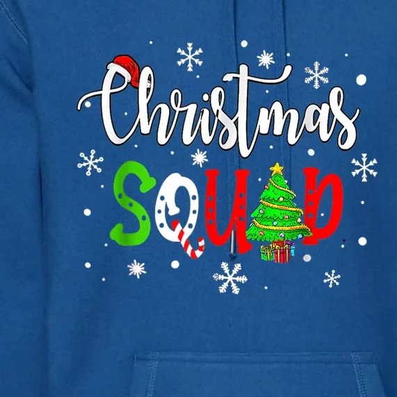 Christmas Squad Funny Family Xmas Tree Pajama Gift Premium Hoodie