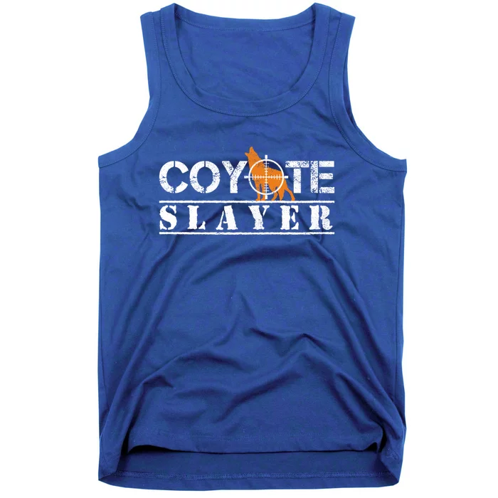 Coyote Slayer Funny Hunting Gift For Coyote Hunters Gift Tank Top