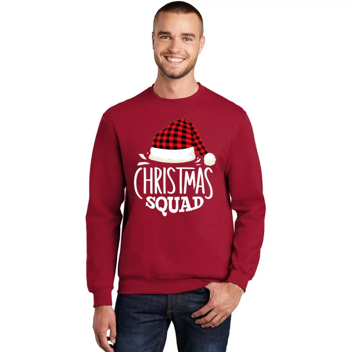 Christmas Squad Family Group Matching Christmas Pajama Party Tall Sweatshirt