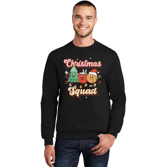 Christmas Squad Funny Family Matching Shirt Retro Christmas Sweatshirt