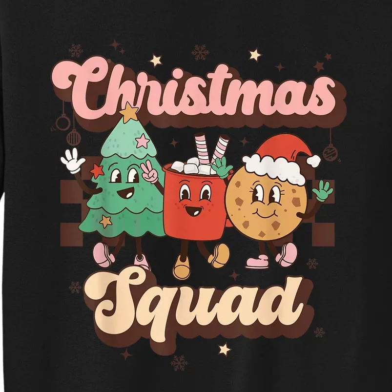 Christmas Squad Funny Family Matching Shirt Retro Christmas Sweatshirt