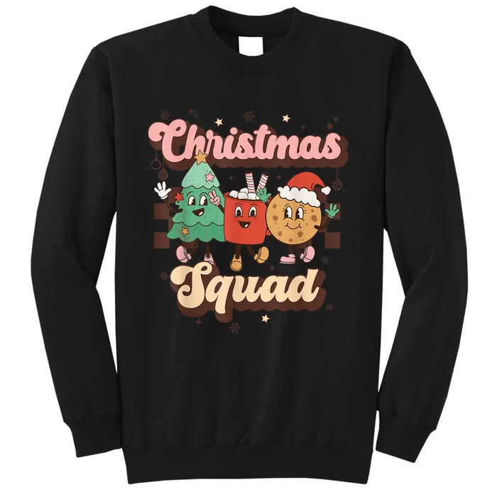 Christmas Squad Funny Family Matching Shirt Retro Christmas Sweatshirt