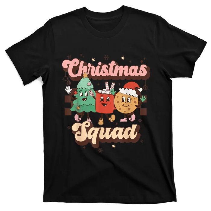 Christmas Squad Funny Family Matching Shirt Retro Christmas T-Shirt