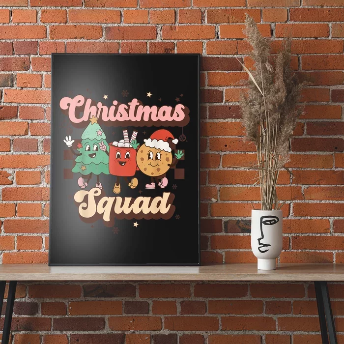 Christmas Squad Funny Family Matching Shirt Retro Christmas Poster