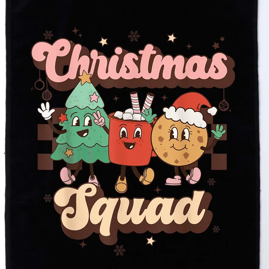 Christmas Squad Funny Family Matching Shirt Retro Christmas Platinum Collection Golf Towel