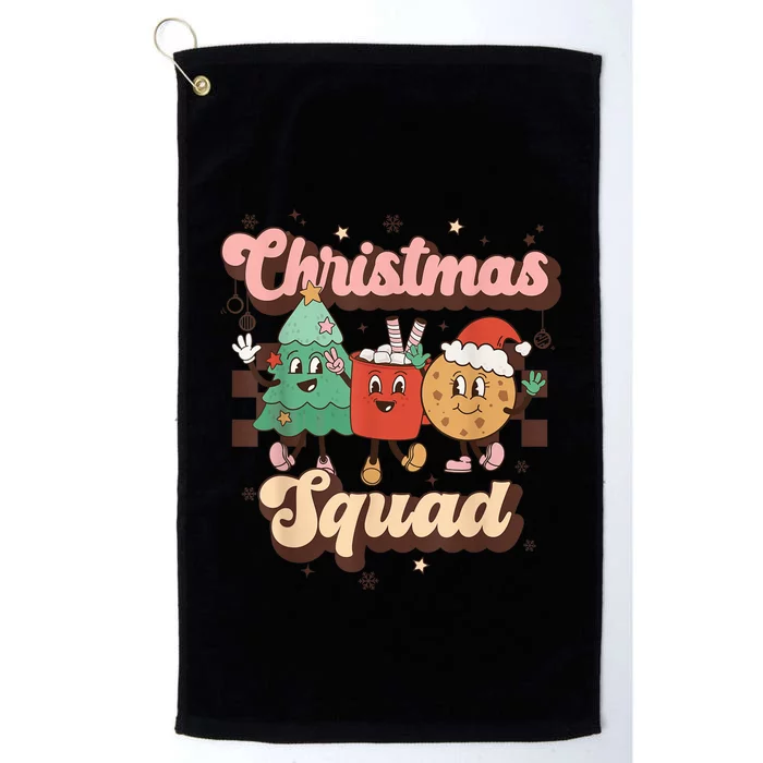 Christmas Squad Funny Family Matching Shirt Retro Christmas Platinum Collection Golf Towel