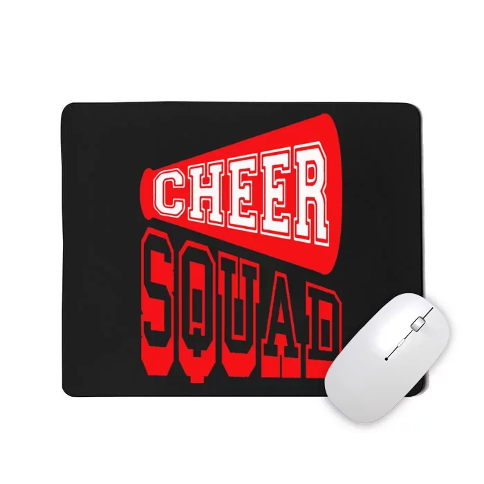 Cheer Squad Funny Cheerleader Cheering Cheerdancing Outfit Mousepad