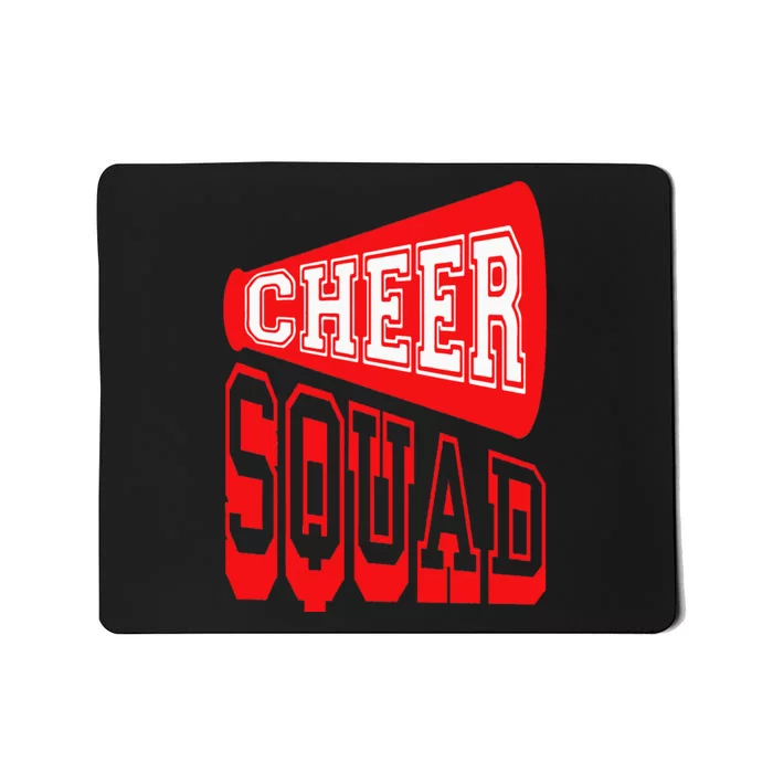 Cheer Squad Funny Cheerleader Cheering Cheerdancing Outfit Mousepad