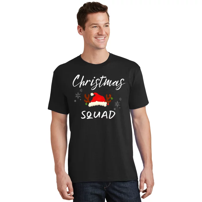 Christmas Squad Family Funny Merry And Bright T-Shirt