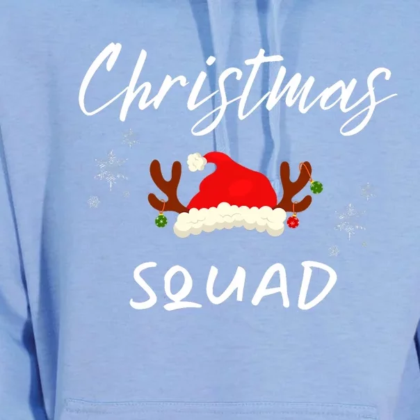 Christmas Squad Family Funny Merry And Bright Unisex Surf Hoodie