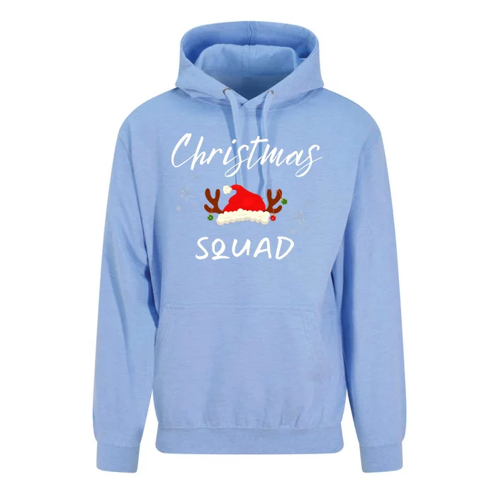 Christmas Squad Family Funny Merry And Bright Unisex Surf Hoodie