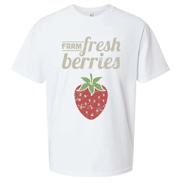 Cute Strawberry Farm Funny Strawberry Farming Sueded Cloud Jersey T-Shirt