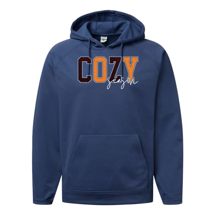 Cozy Season Fall Lover Performance Fleece Hoodie