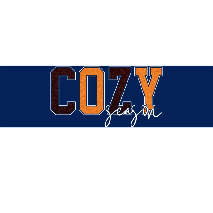 Cozy Season Fall Lover Bumper Sticker