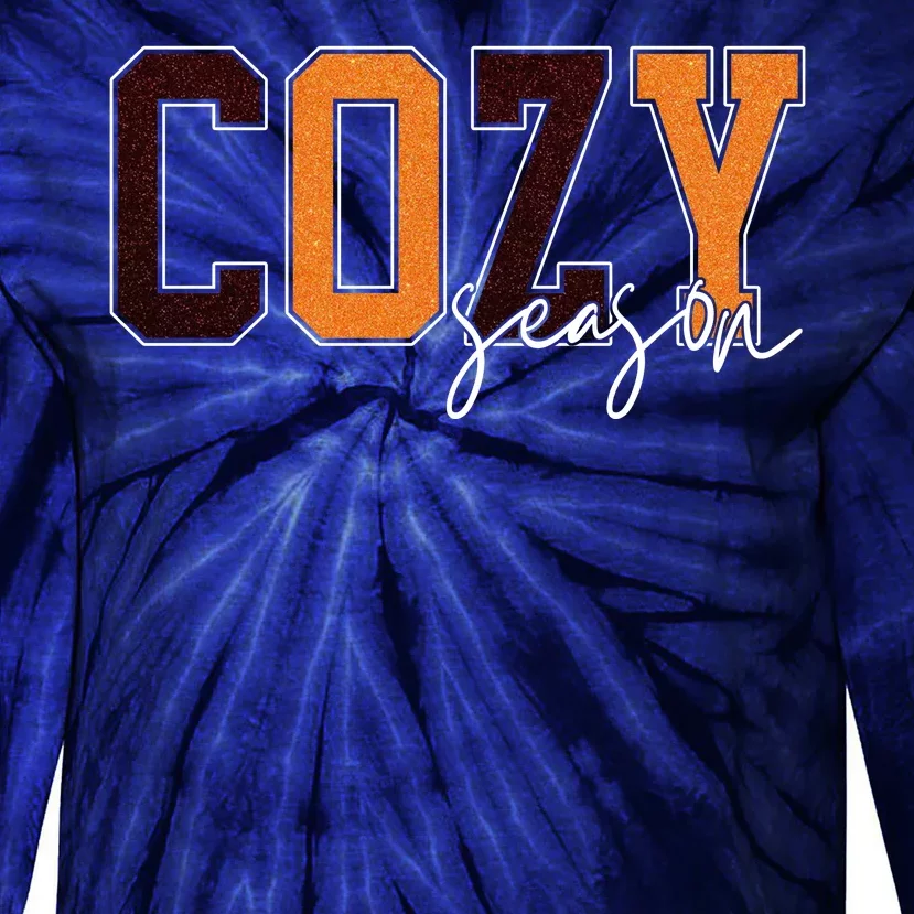 Cozy Season Fall Lover Tie-Dye Long Sleeve Shirt