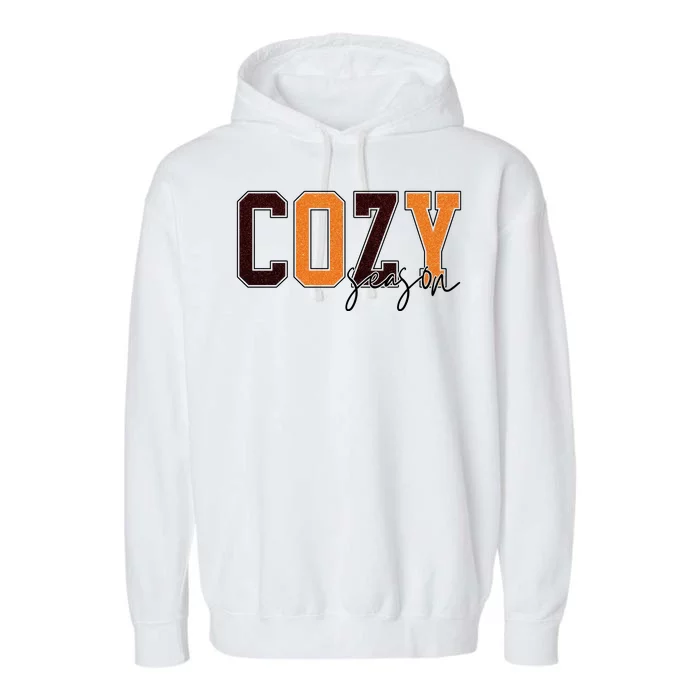 Cozy Season Fall Lover Garment-Dyed Fleece Hoodie