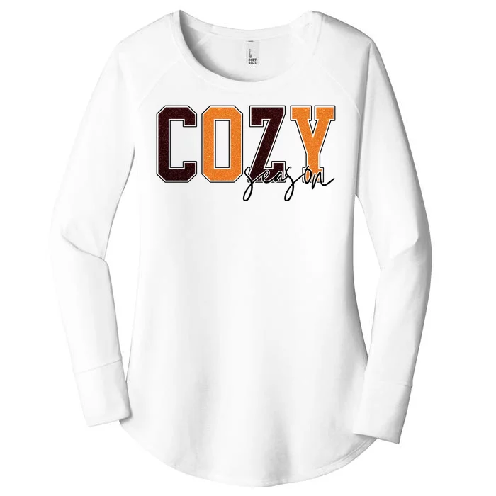 Cozy Season Fall Lover Women's Perfect Tri Tunic Long Sleeve Shirt