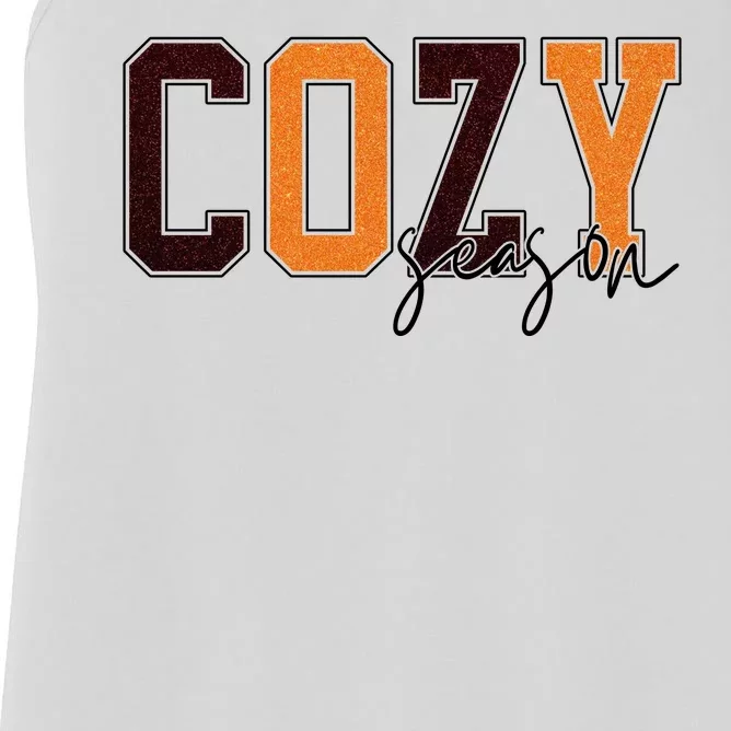 Cozy Season Fall Lover Women's Racerback Tank