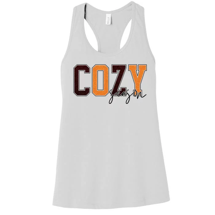 Cozy Season Fall Lover Women's Racerback Tank