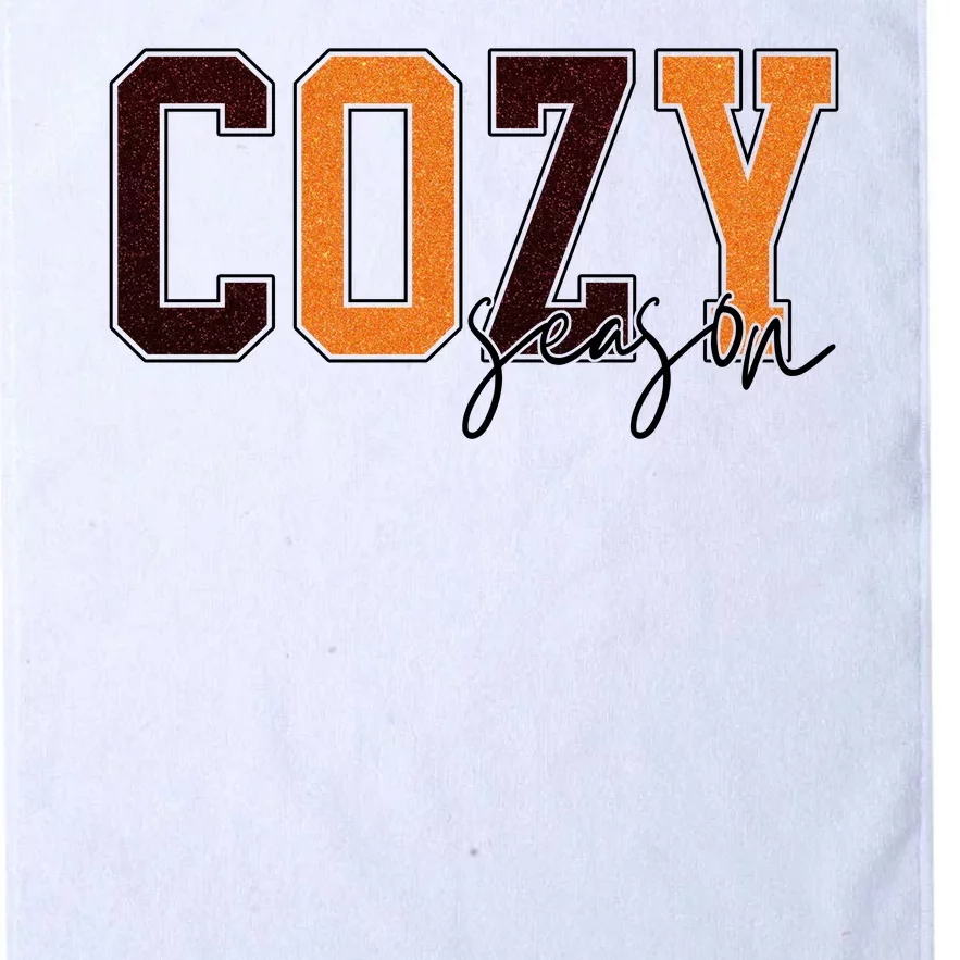 Cozy Season Fall Lover Platinum Collection Golf Towel