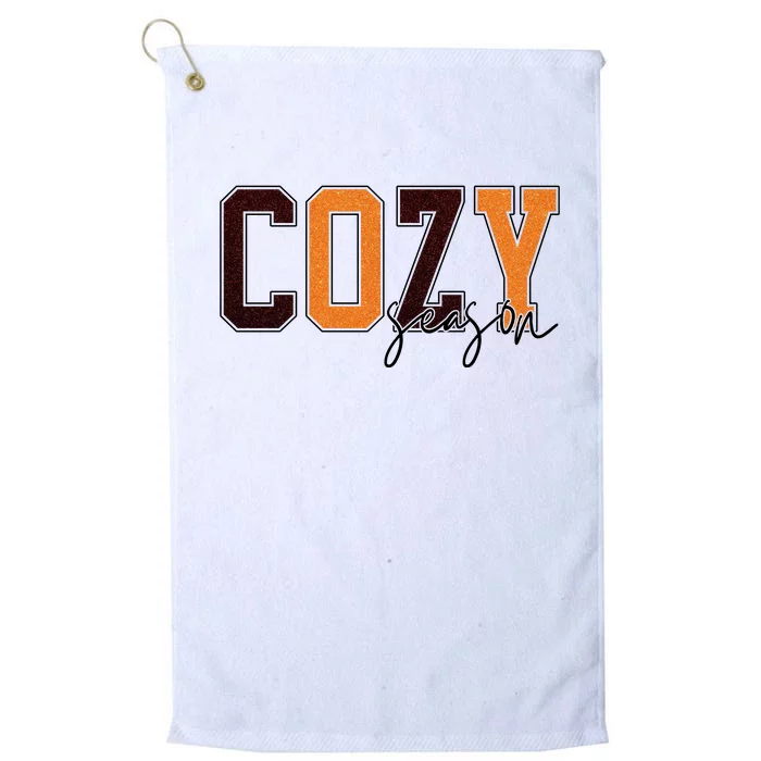 Cozy Season Fall Lover Platinum Collection Golf Towel