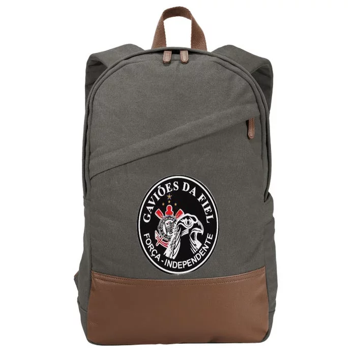 Corinthians Soccer Fan Lightweight Camisa Fiel Cotton Canvas Backpack