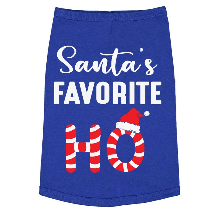 Christmas Santas Favorite Candy Ho Doggie Tank