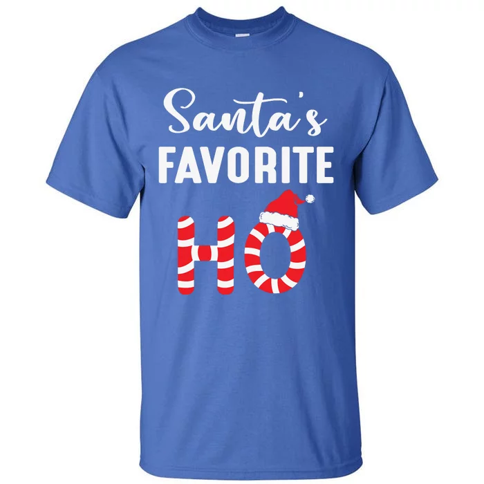 Christmas Santas Favorite Candy Ho Tall T-Shirt