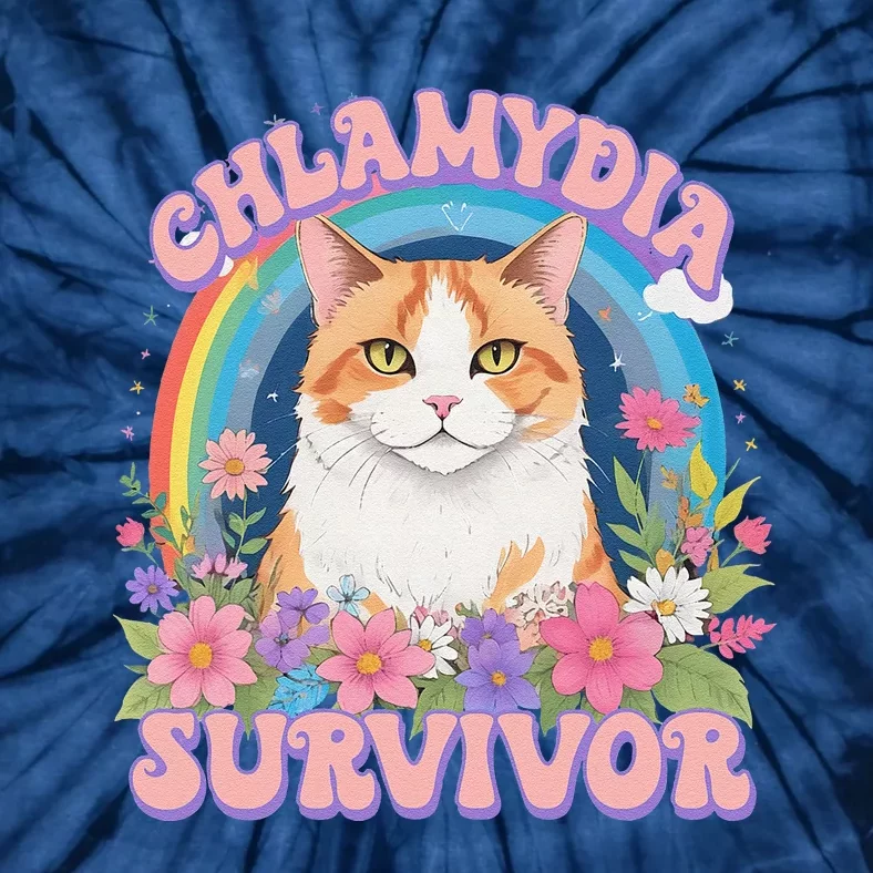 Chlamydia Survivor Funny Cat Meme Tie-Dye T-Shirt