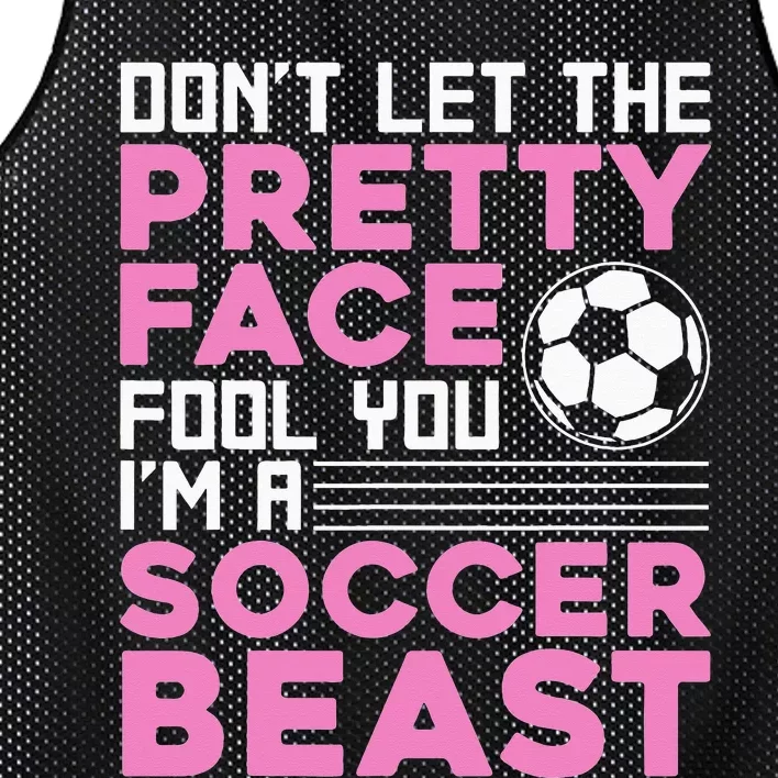 Cool Soccer For Women Teen Soccer Lover Player Sports Mesh Reversible Basketball Jersey Tank