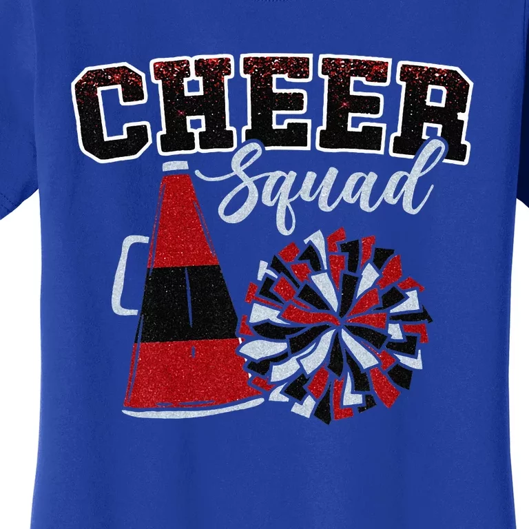 Cheer Squad Funny Cheerleader Cheerleading Red Women Girl Women's T-Shirt