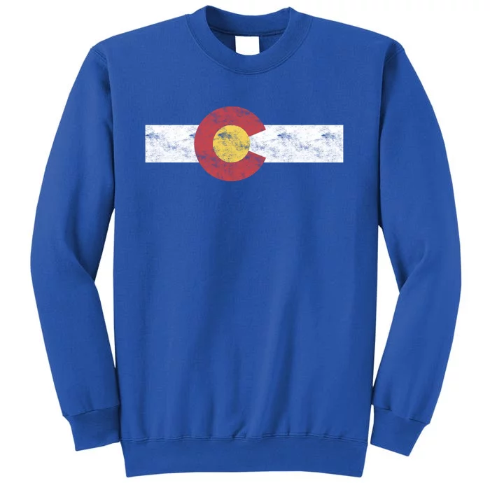 Colorado State Flag Gift Patriotic Colorado Day Gift Tall Sweatshirt