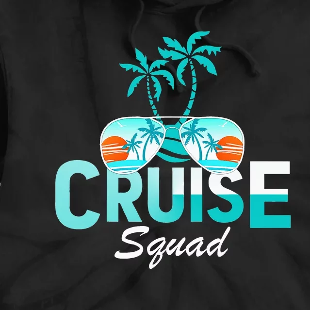 Cruise Squad Family Matching Cruise Trip Vacation Designs Tie Dye Hoodie