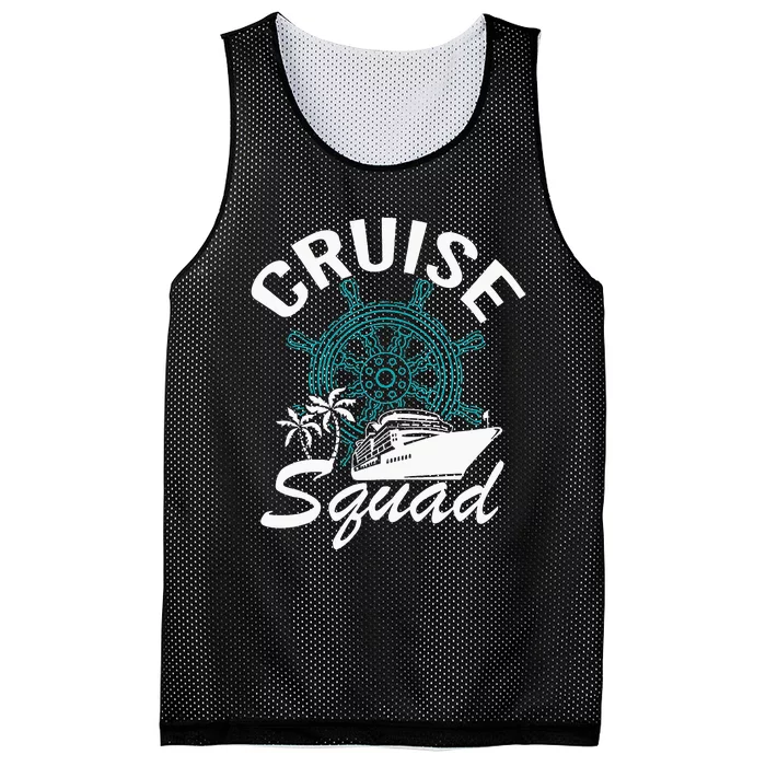 Cruise Squad Family Matching Cruise Trip Vacation Designs Mesh Reversible Basketball Jersey Tank