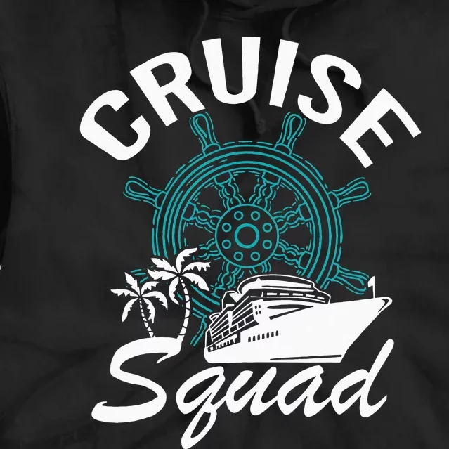 Cruise Squad Family Matching Cruise Trip Vacation Designs Tie Dye Hoodie