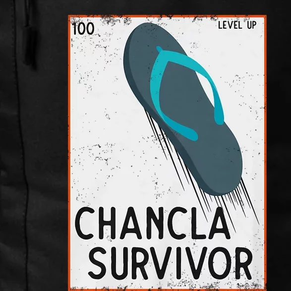 Chancla Survivor Funny Spanish Joke Daily Commute Backpack