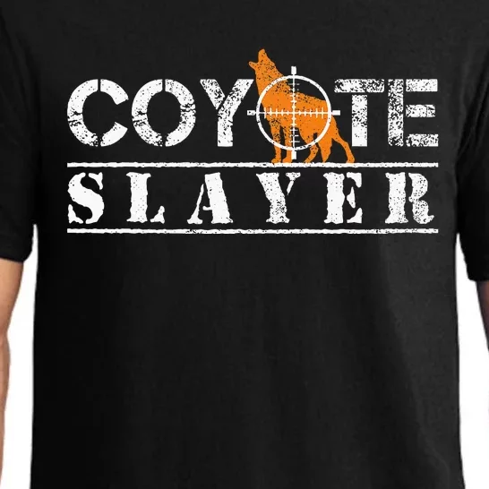 Coyote Slayer Funny Hunting Gift For Coyote Hunters Pajama Set