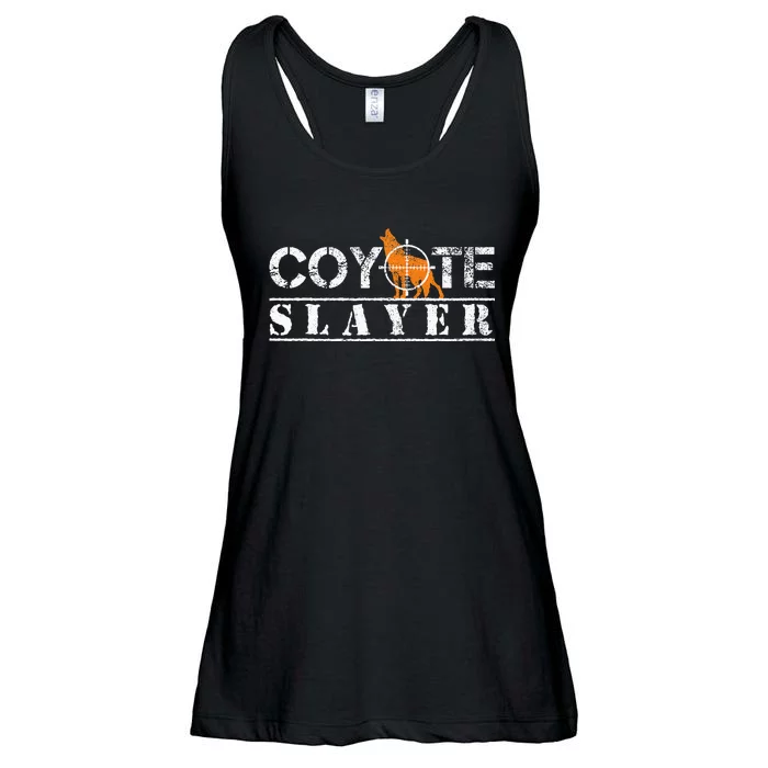 Coyote Slayer Funny Hunting Gift For Coyote Hunters Ladies Essential Flowy Tank