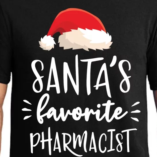 Christmas SantaS Favorite Pharmacist Pharmacy Gift Cool Gift Pajama Set