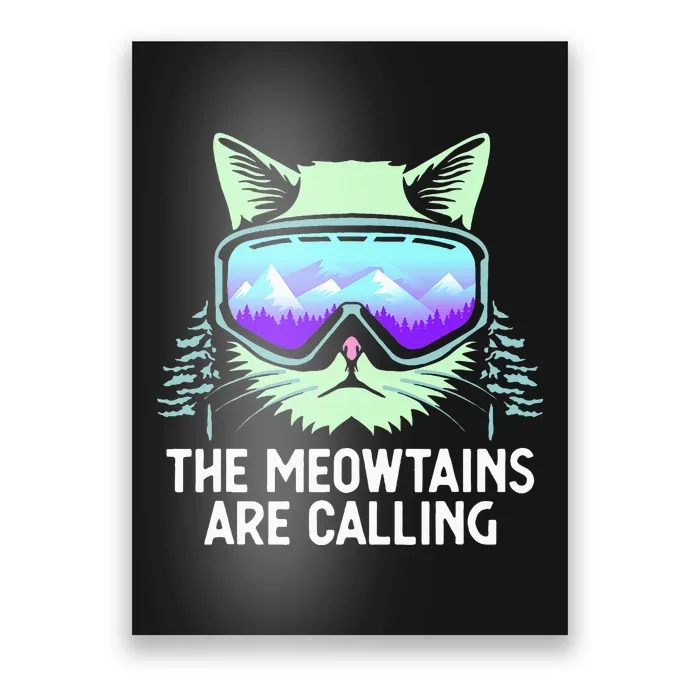 Cool Snowboard For Ski Lover Mountain Skier Poster