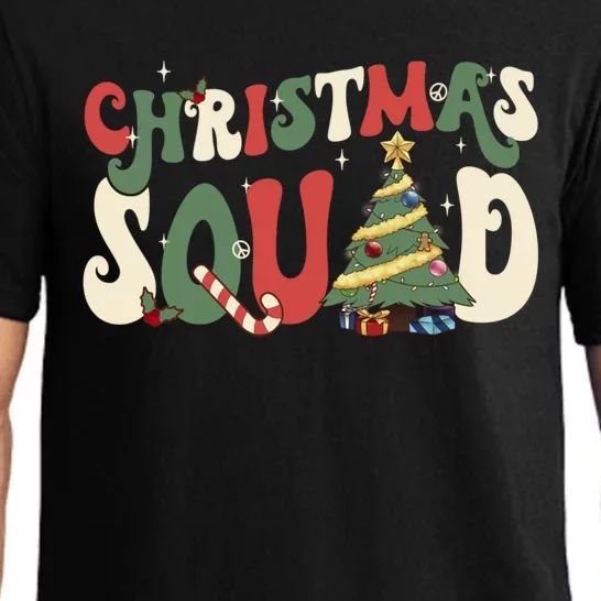 Christmas Squad Funny Xmas Tree Family Matching Pajamas Boys Gift Pajama Set