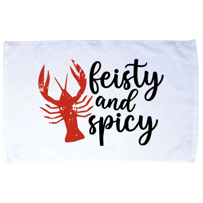 Crawfish Season Feisty And Spicy Microfiber Hand Towel