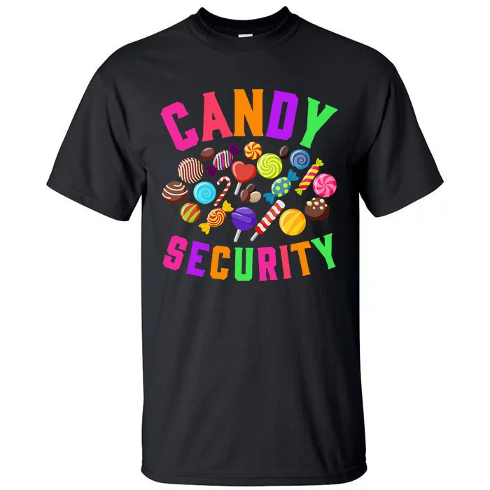 Candy Security Funny Halloween Costume Party Tall T-Shirt