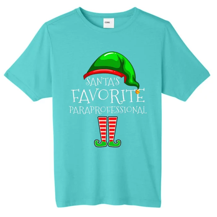 Christmas Santas Favorite Para Elf Xmas ChromaSoft Performance T-Shirt