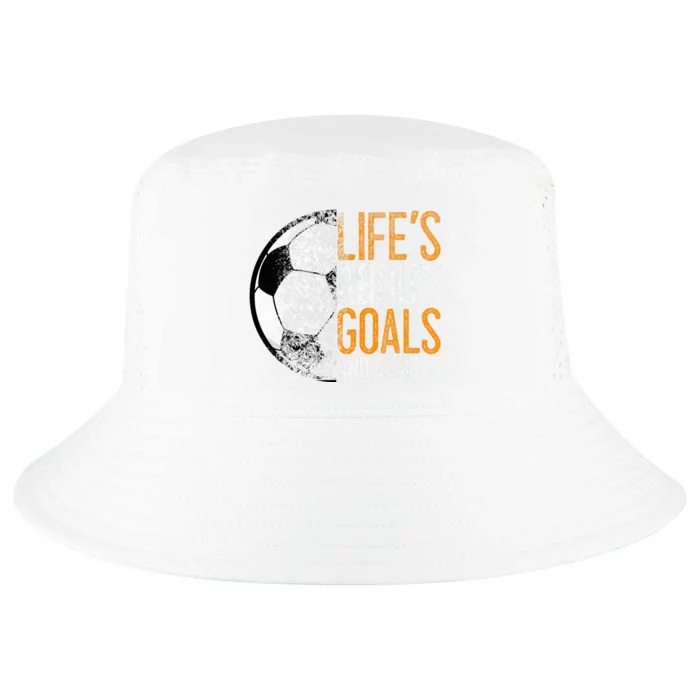 Cool Soccer For Soccer Lovers Player Football Goal Cool Comfort Performance Bucket Hat