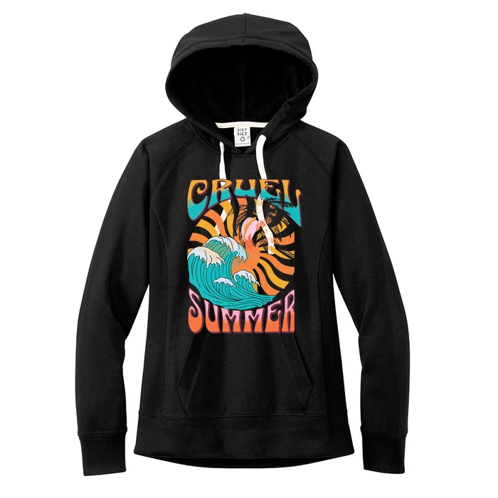 C.R.U.E.L. Summer Funny Cute Retro Women's Fleece Hoodie